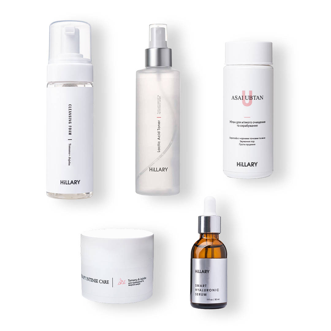 

Комплекс для ежедневного ухода за жирной и комбинированной кожей Hillary Daily Care Complex For Oil Skin