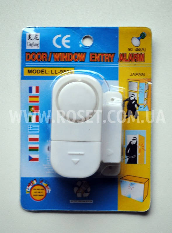 

Сигнализация дверная/оконная "на разрыв" - Door Window Entry Alarm LL-9805
