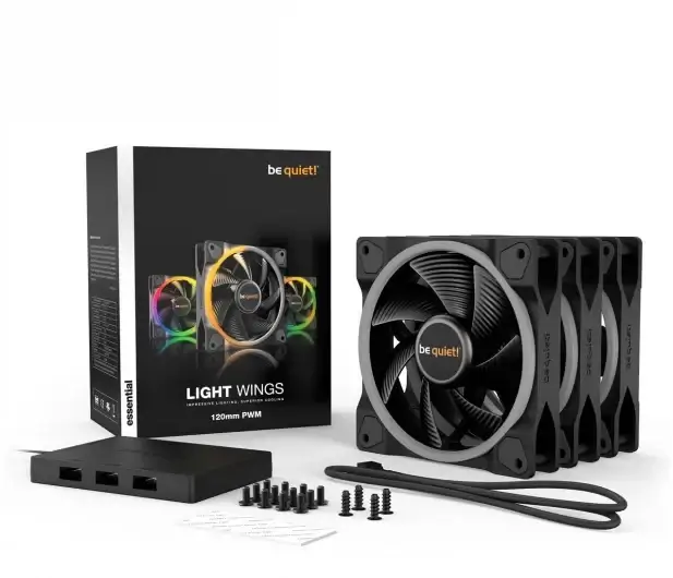 

Вентилятор be quiet! Light Wings 120 PWM ARGB Triple Pack (BL076)
