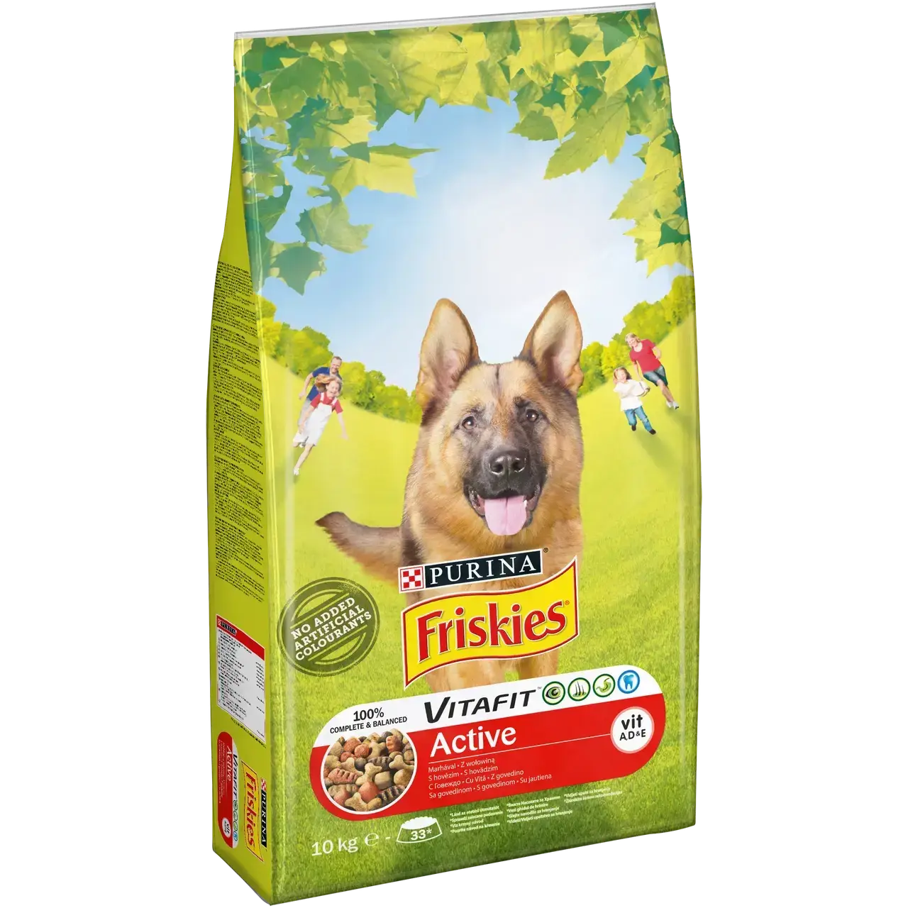 

Сухой корм для активных собак Purina Friskies Active с говядины 10 кг