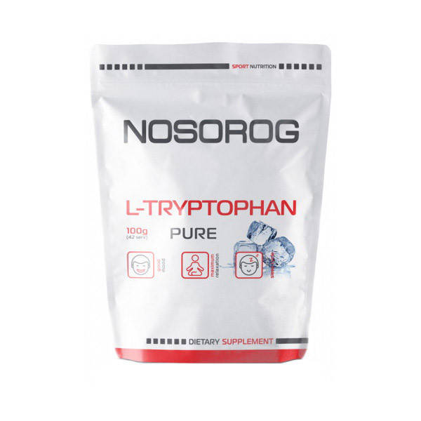 

Аминокислоты Л Триптофан Носорог / Nosorog Nutrition L-Tryptophan 2400 мг 100 г