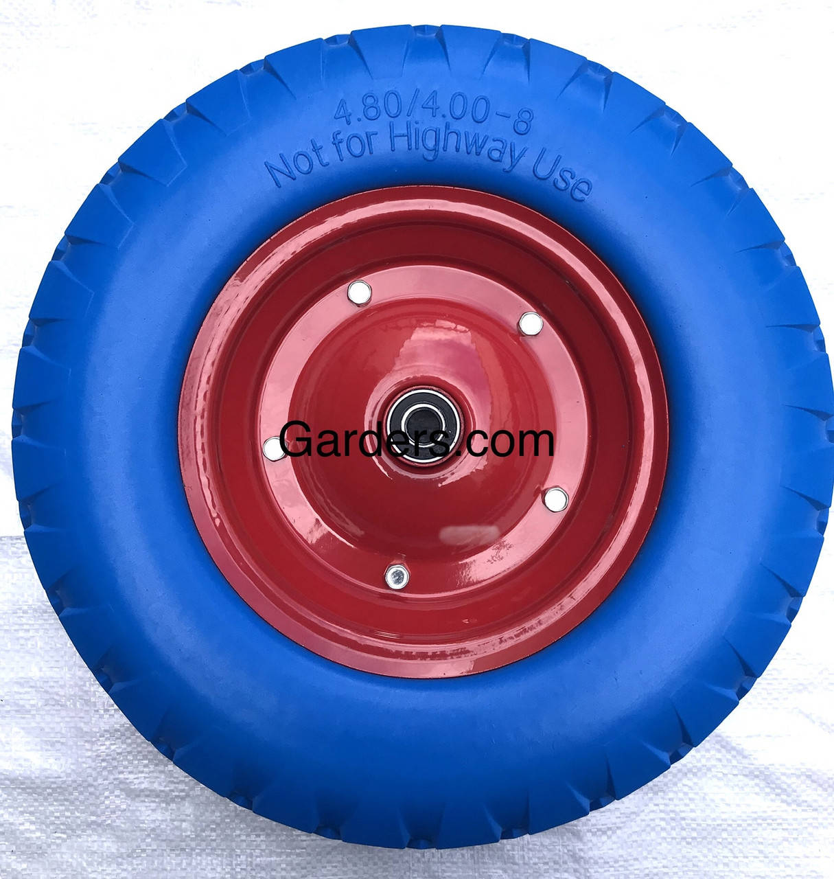 

Колесо для тачки садовой 4.80/4.00-8 TL (бескамерное, ось 16мм) (синие) MRHD