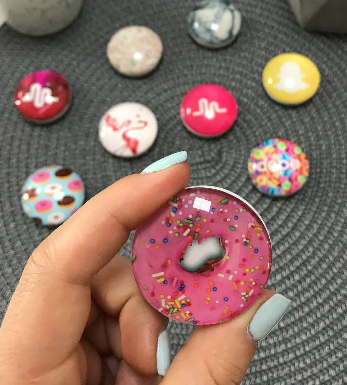 

Держатель для телефонов, смартфонов и планшетов Popsocket Попсокет, Разные цвета
