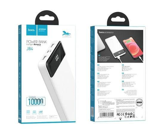 

Портативная мобильная батарея power bank HOCO J84 10000mAh Белый