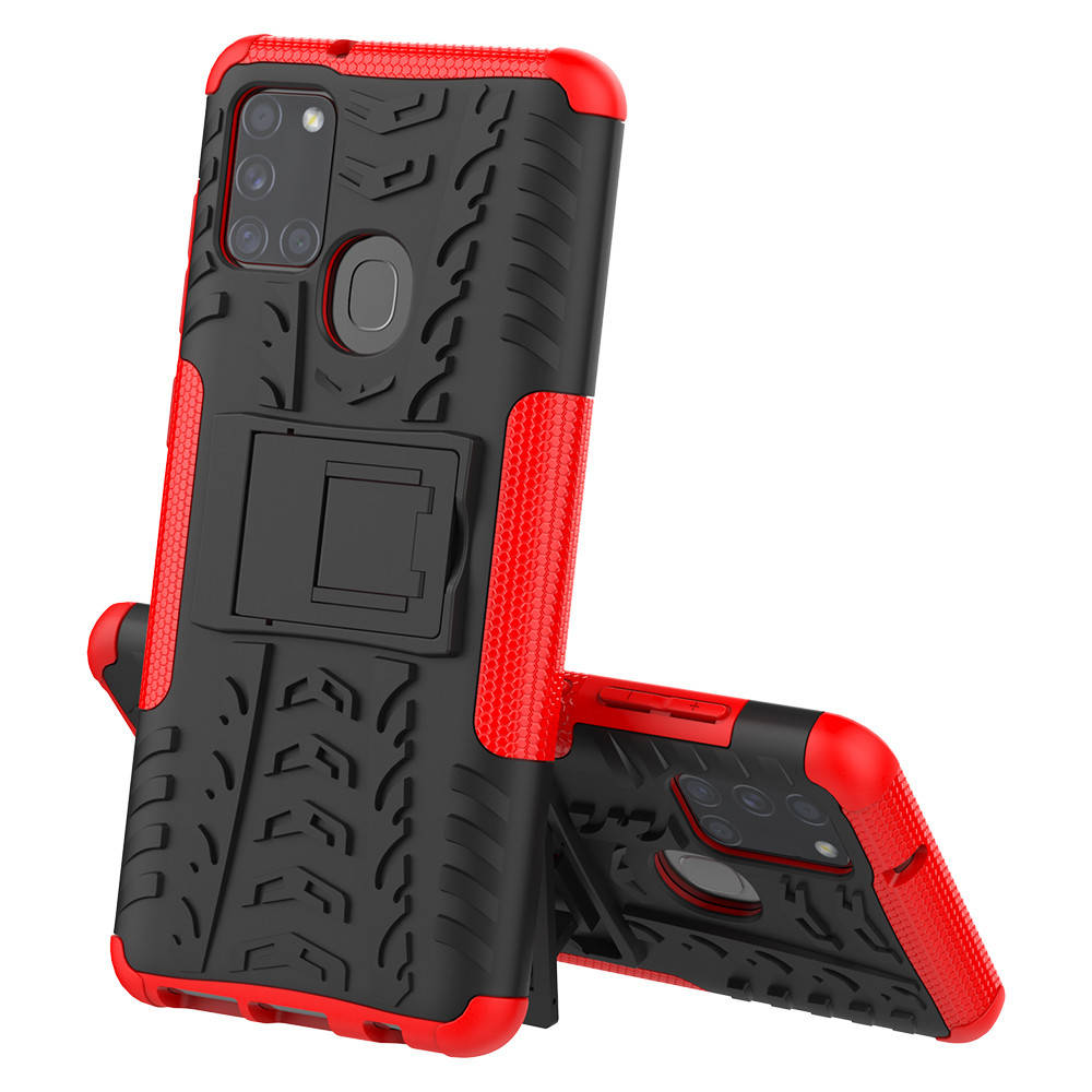 

PC + TPU чехол Armor на Samsung Galaxy M31 (8 цветов) красный