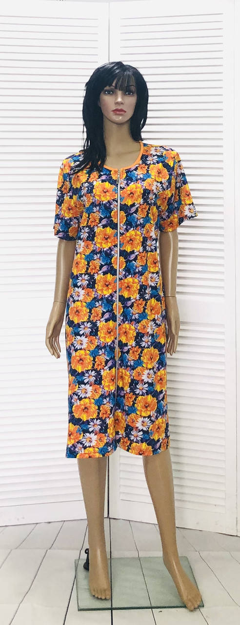 

Халат летний трикотажный большие размеры