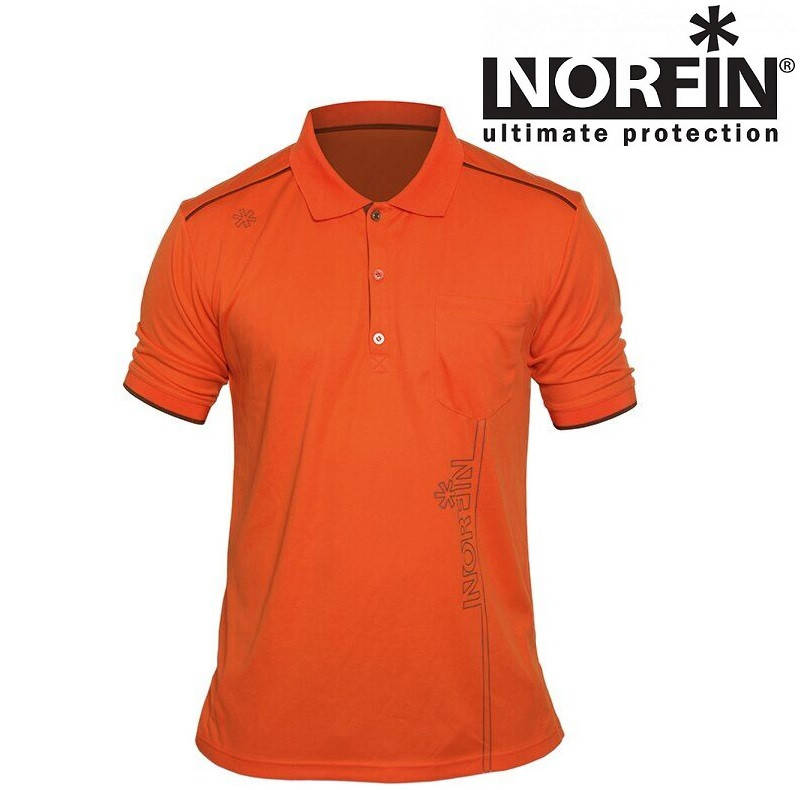 

Футболка Norfin Polo оранжевая XL, 2XL, 3XL