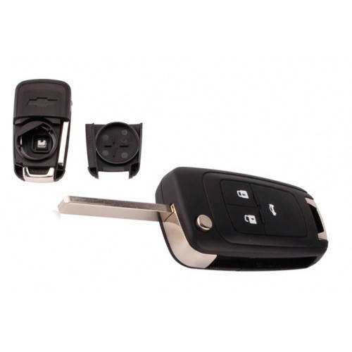 

Выкидной ключ, корпус под чип, 3кн DKT0269, Chevrolet, HU100, 105971