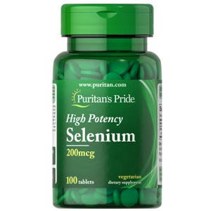 

Витамины и минералы Puritan's Pride Selenium 200mcg (100 таблеток.)