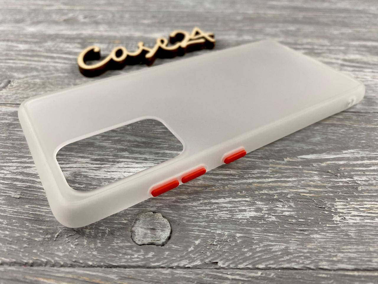 

TPU чехол накладка Matte Color Case (TPU) для Samsung Galaxy A52 (на самсунг а52) белый