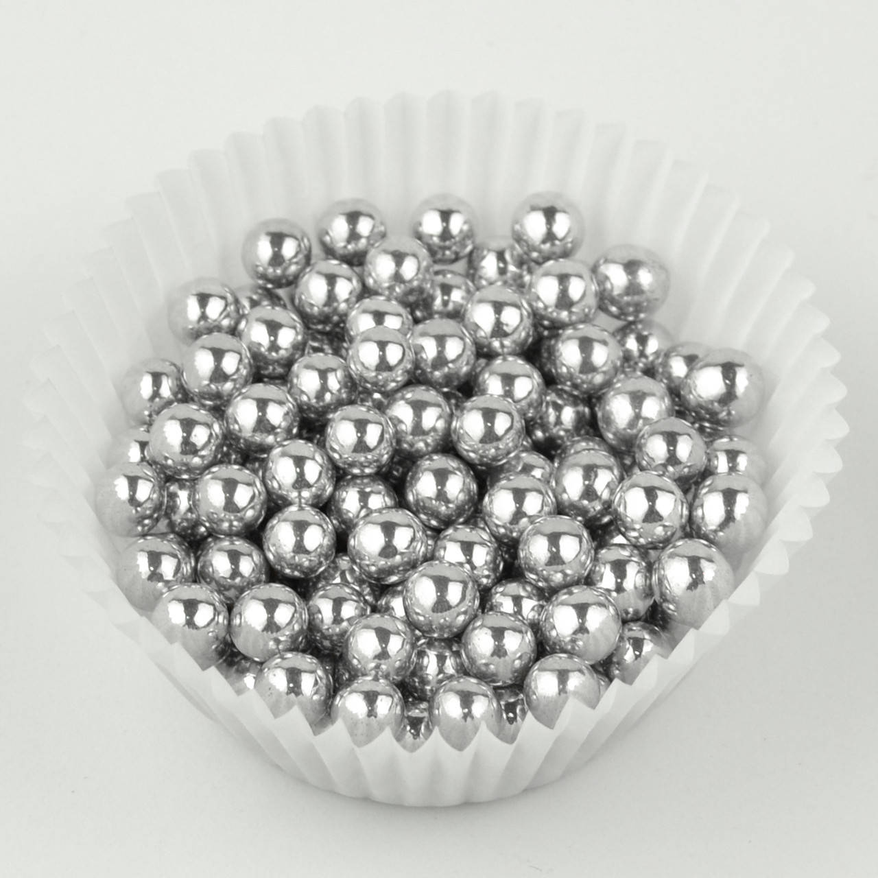 

Драже сахарное серебряный жемчуг 7 мм 50 гр Италия