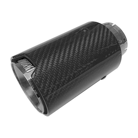 

Одиночная насадка карбоновая с гравировкой на выхлоп Матовая 60-63мм BMW ///M Performance глушитель бмв 89мм