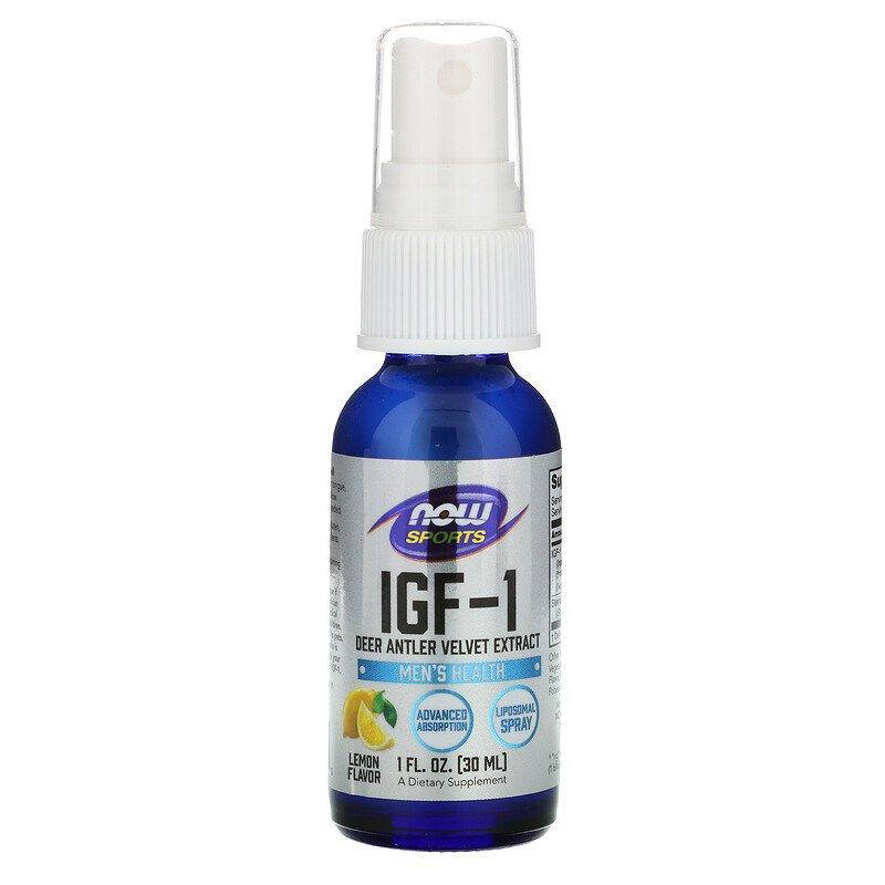 

Now Foods IGF-1 Deer Antler Velvet Extract Lemon Flavor 30 мл