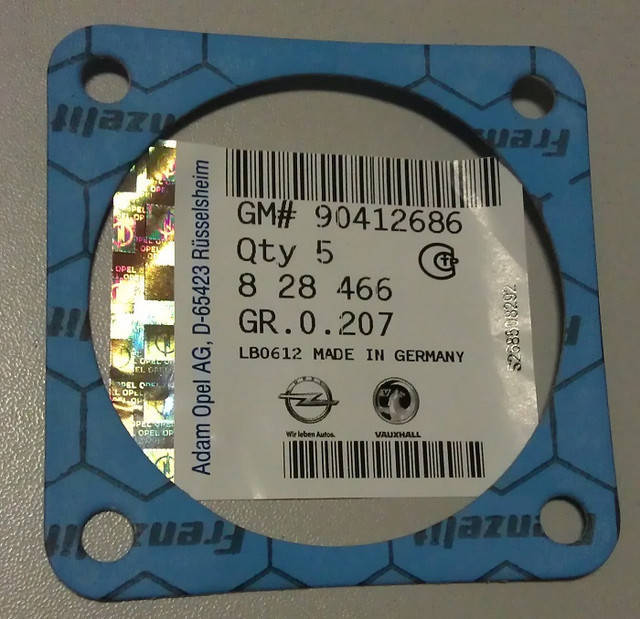 

Прокладка дроссельной заслонки 0828466 90412686 OPEL X18XE X20XEV