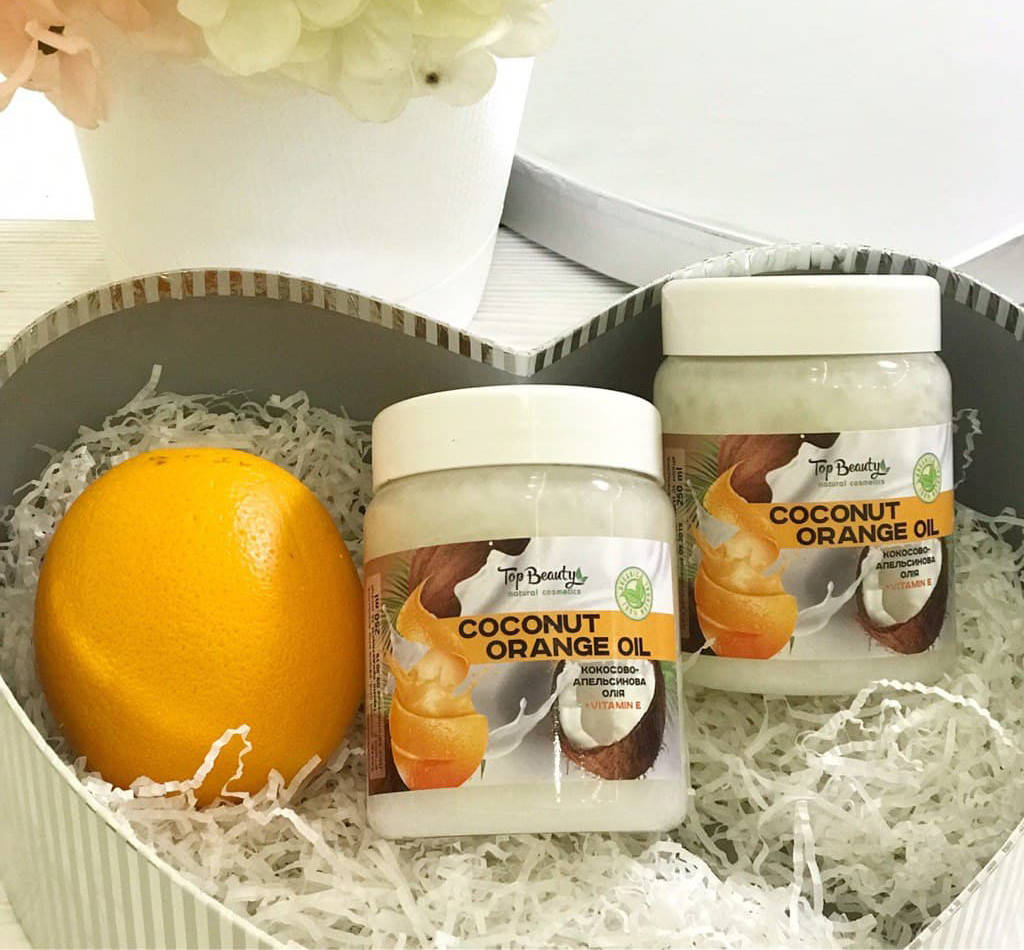 

Ароматизированное масло для лица, тела и волос Top Beauty банка 250 мл Orange-Coconut