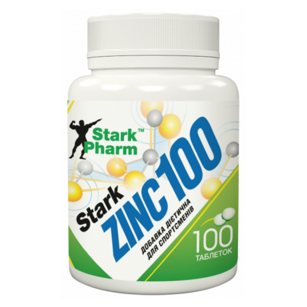

Цинк Stark Pharm Zinc 100mg - 100tabs