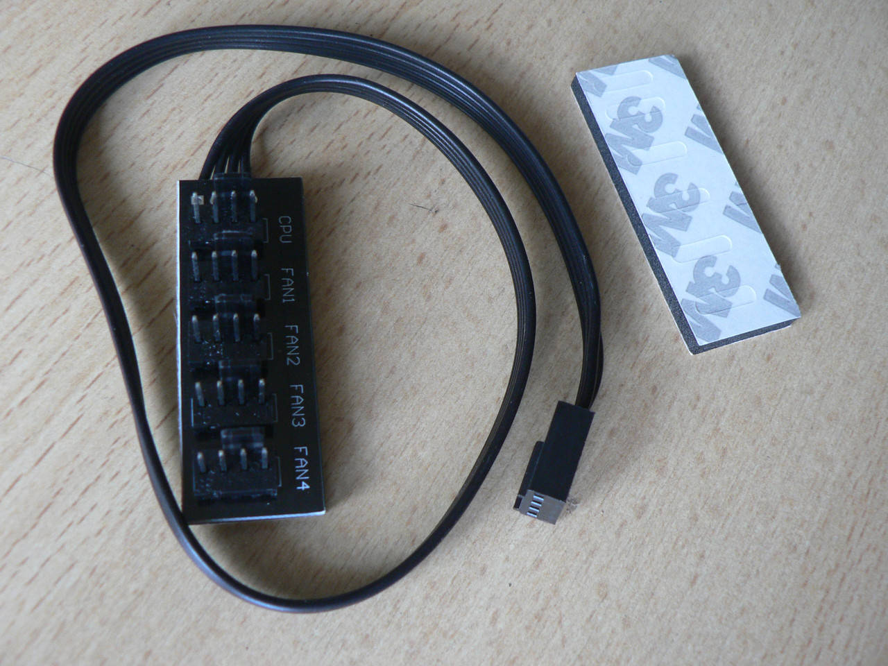 

Разветвитель питания FAN to 5x4pin FAN CPU PWM (подключение корпусного вентилятора) хаб, Черный