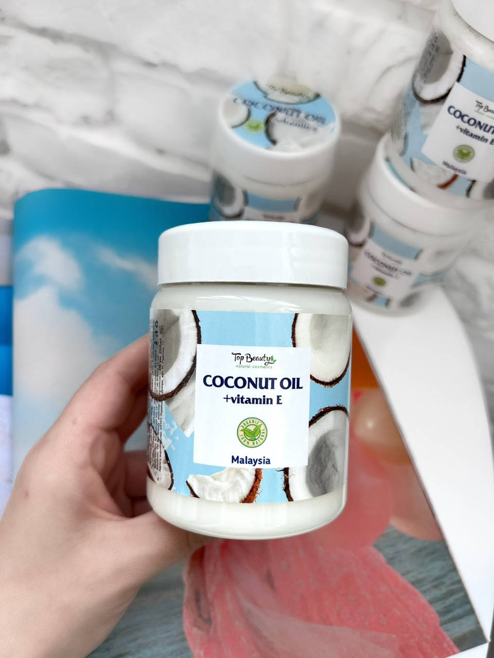 

Натуральное кокосовое масло с Витамином Е Coconut Oil Top Beauty (ОПТ)