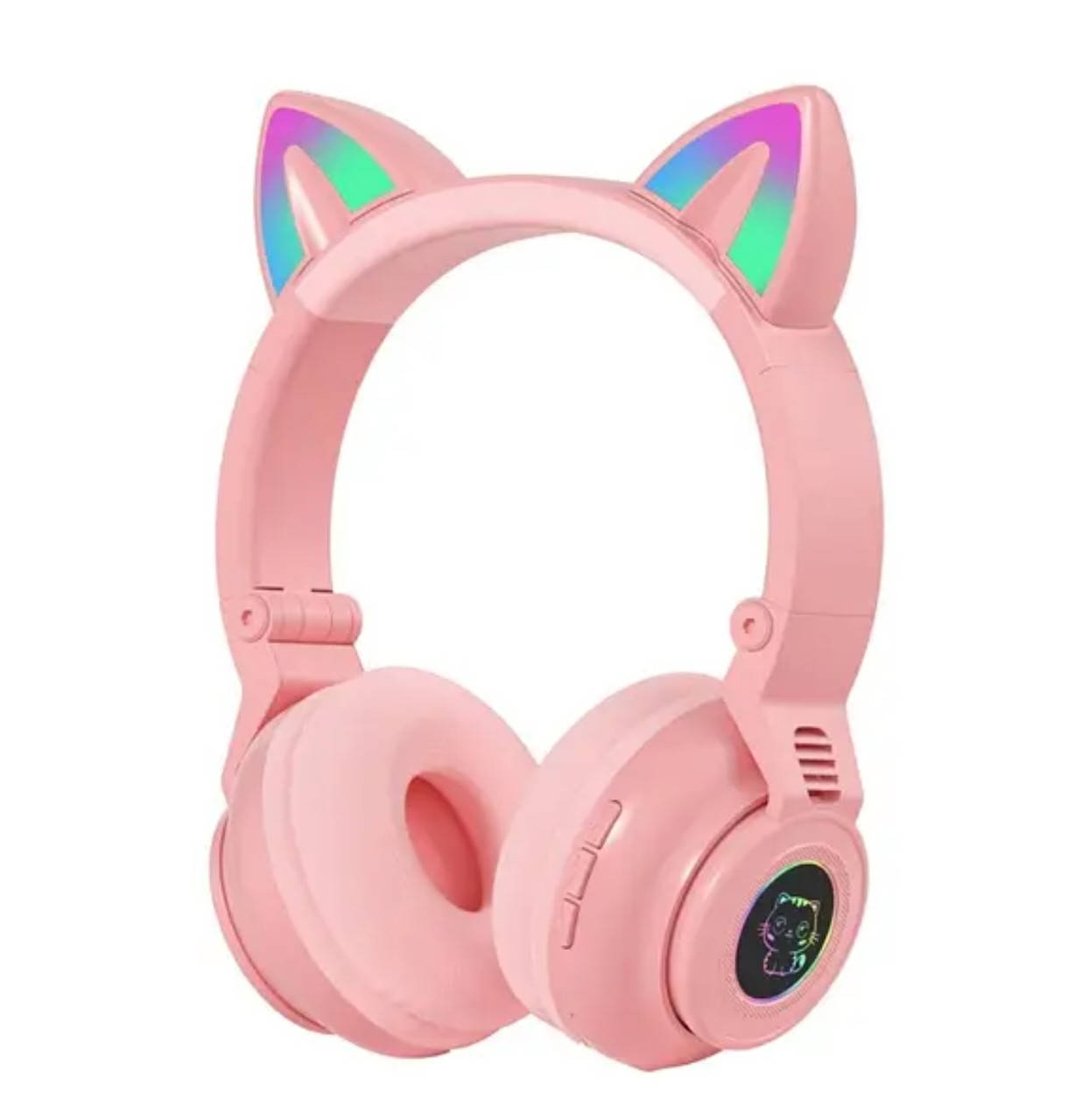 

Беспроводные Bluetooth наушники с ушками с LED подсветкой