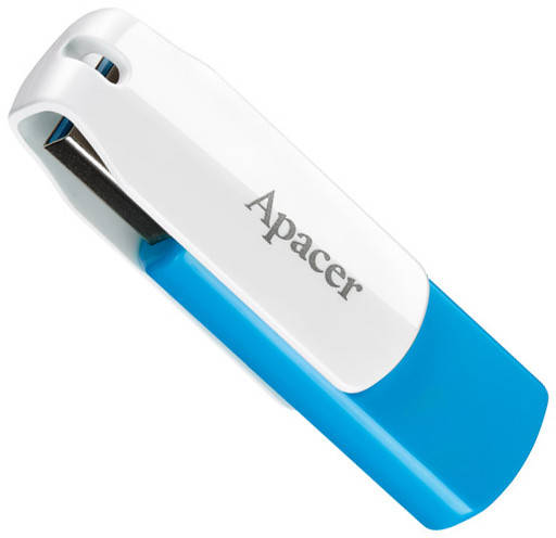 

Флеш-накопитель Apacer AH357 32GB (USB 3.1) Blue-White