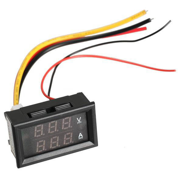 

Цифровий DC вольтметр 0 -100В + амперметр 0 -10А