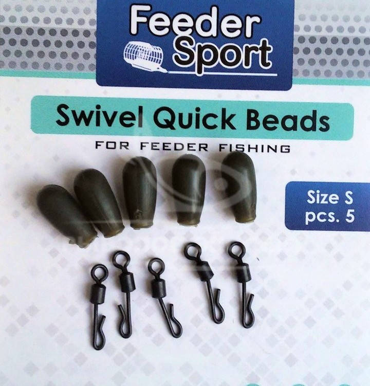 

Быстросъемная фидерная бусинка Feeder Sport Swivel Quick Beads S (5шт/уп)