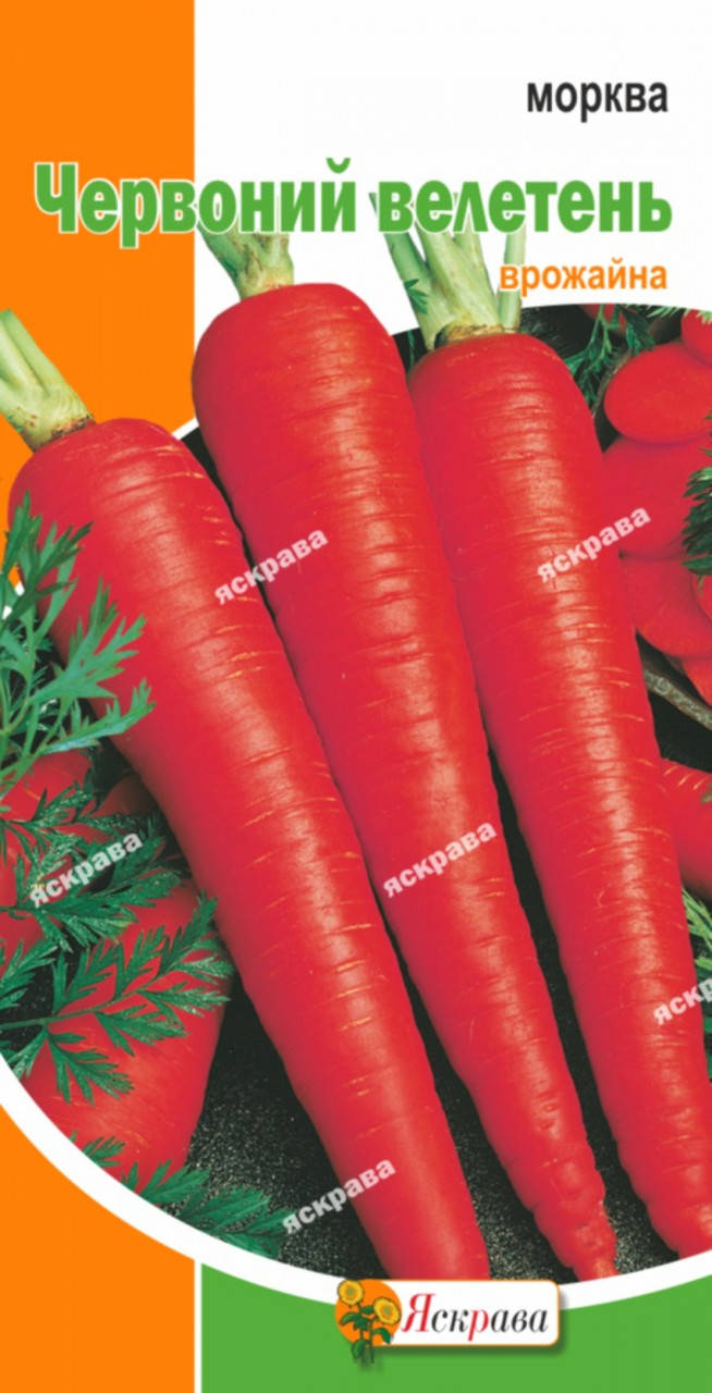 

Морковь Красный великан 3 г, семена Яскрава
