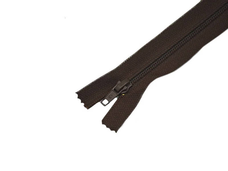 

Zipper Спиральная молния, без фиксатора коричневая,50см.,1бегунок, Коричневый