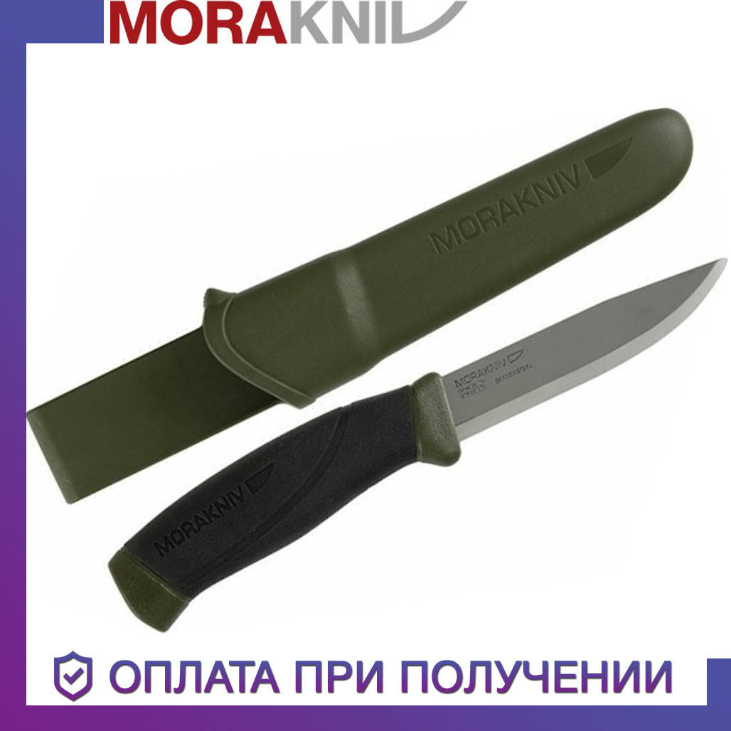 

Туристический нож Mora Companion MG Stainless Steel (мора 11827) Morakniv, Черный