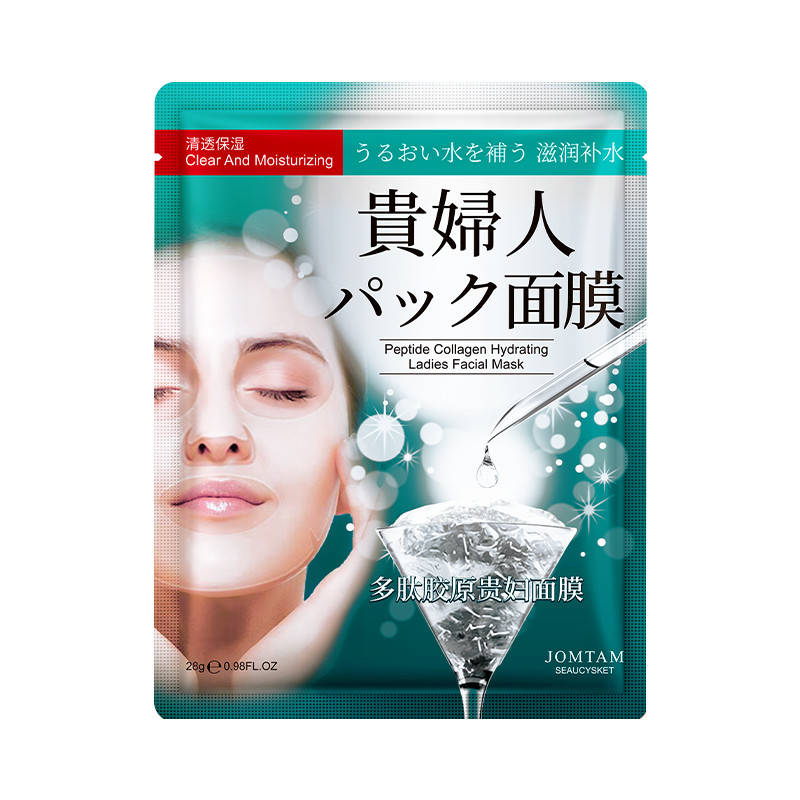 

Гидрогелевая маска для лица с коллагеном Jomtam Peptide Collagen Hydrating Ladies Facial Mask, 28г