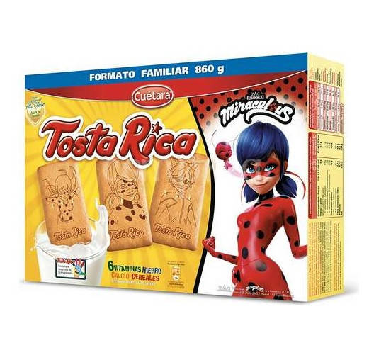 

Печенье бисквитное Cuetara Tosta Rica Miraculous 860 г Испания