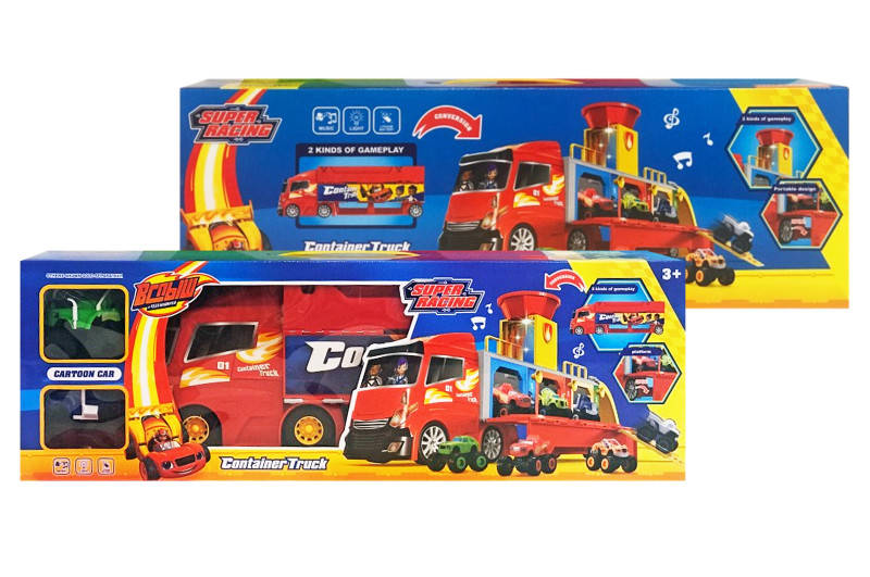 

Автовоз грузовик, паркинг Вспыш со звуком и светом 828-81