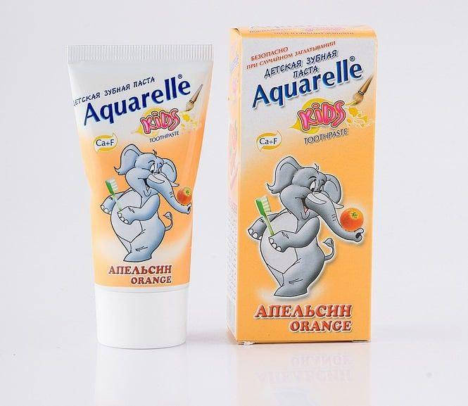 

Зубная паста для детей Aquarelle Kids 50мл Апельсин