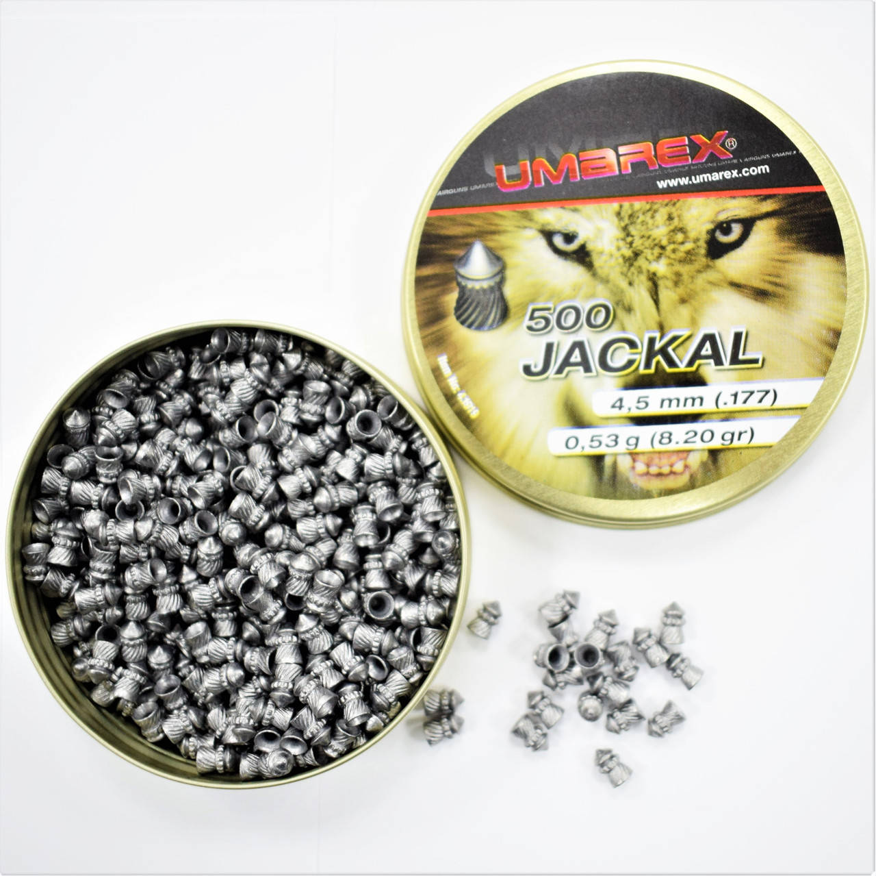 

Пули пневматические Umarex Jackal 0.53 гр. кал.4.5 500шт.