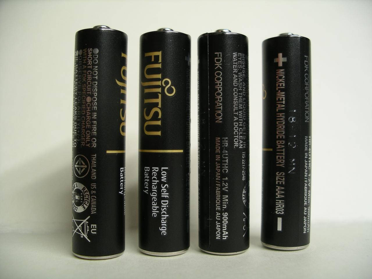 

Аккумулятор Fujitsu AAA 950 mAh Ni-Mh, 4 штуки в кейсе