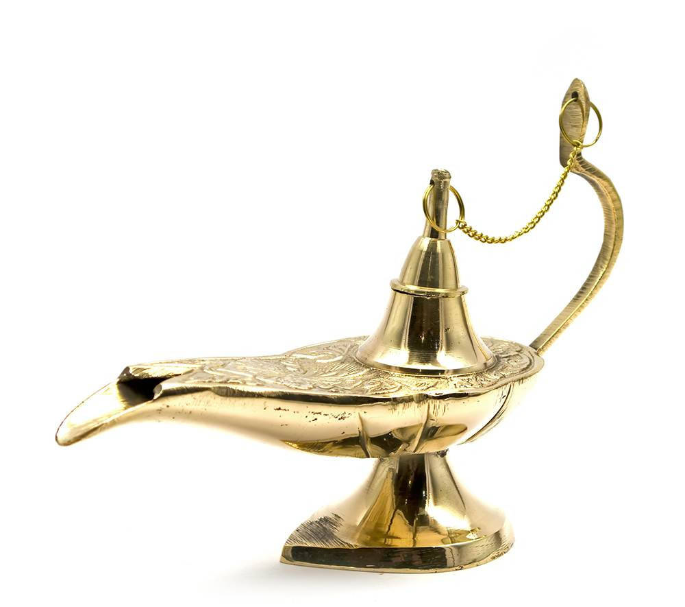 

Лампа Алладина бронзовая (18х11,5х6 см) (6")