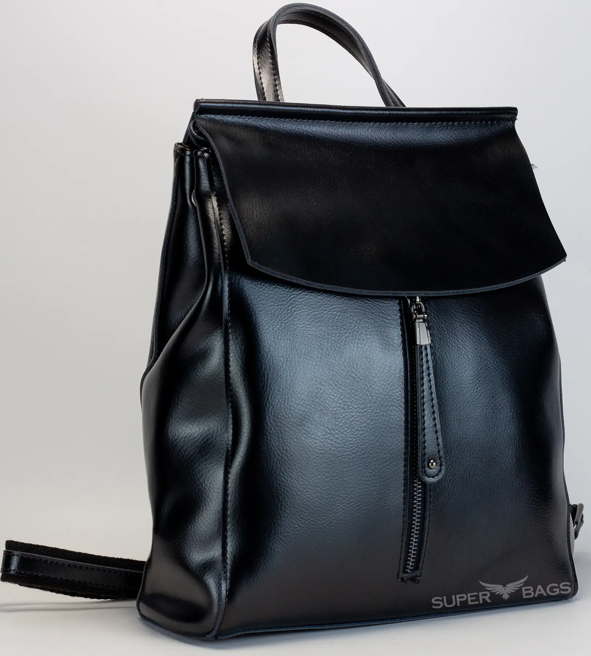 

Стильный женский рюкзак из натуральной кожи Черный Tiding Bag - 25437