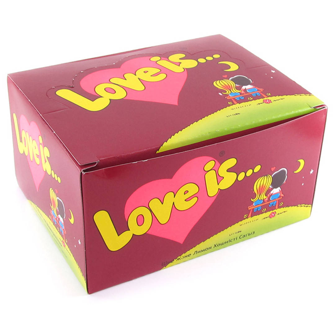 

Жвачки "Love is..." вишня-лимон