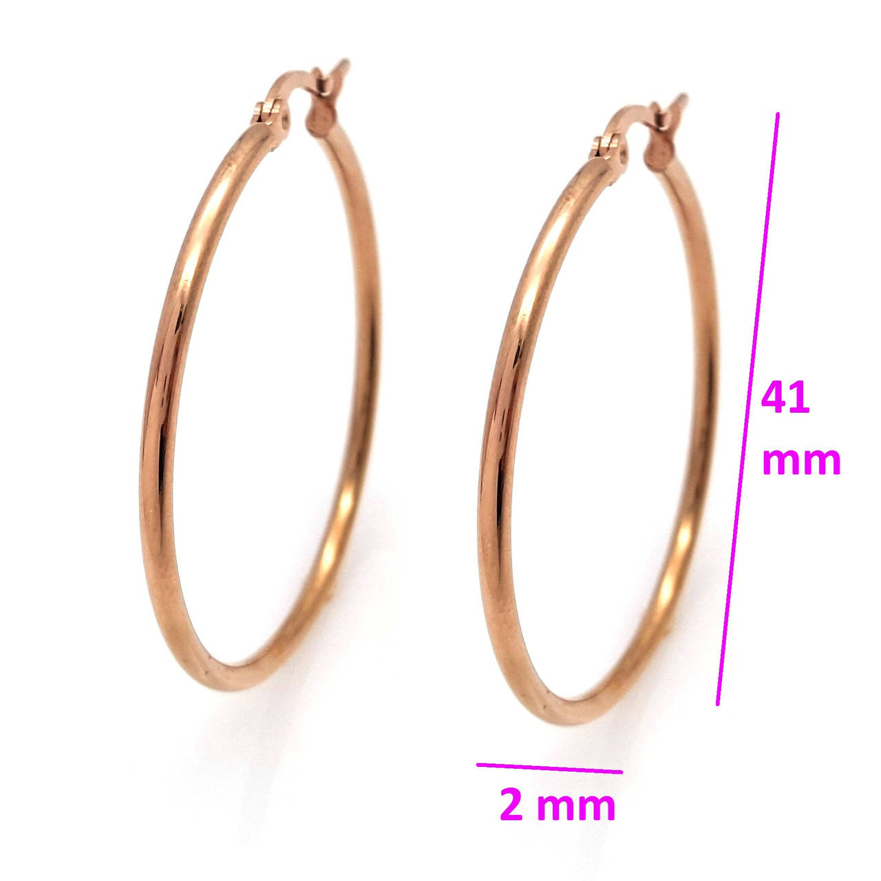 

Серьги позолота Xuping, Кольца без камней, 18К