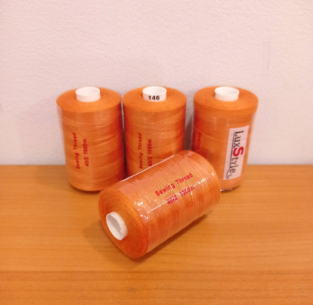 

Нитки швейные LuxStyle 40/2-1000м (100% полиэстeр) №_146, Разные цвета