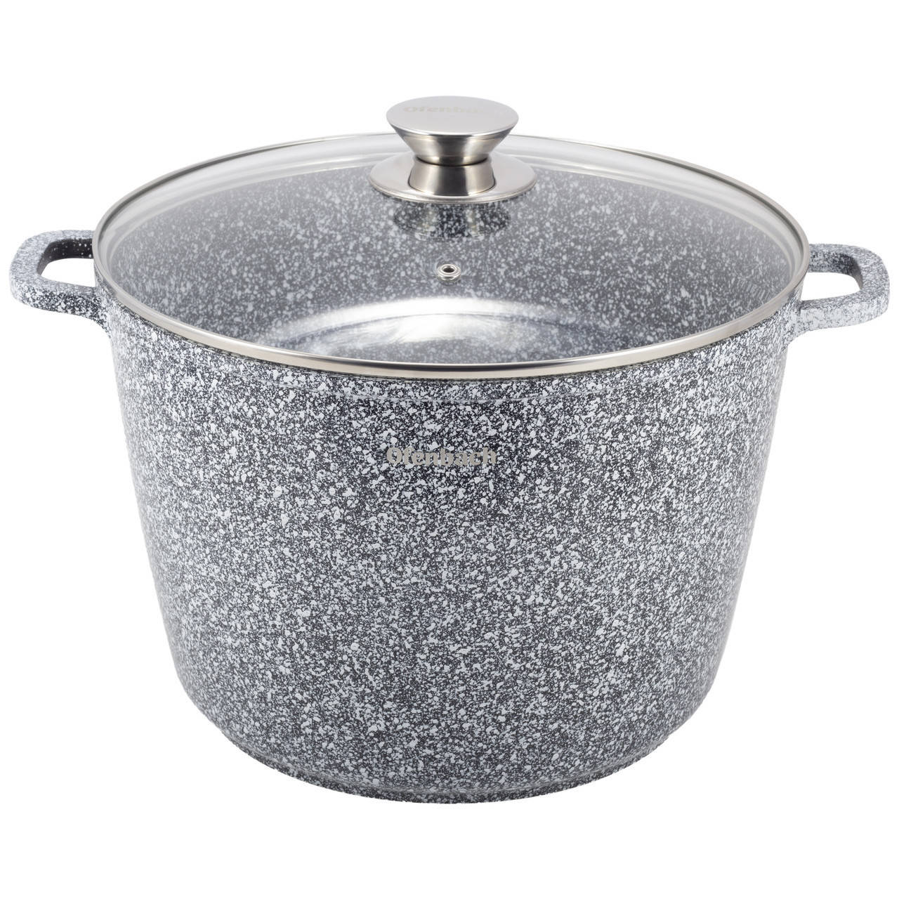 

Кастрюля 10см. "Snow marble", Серый