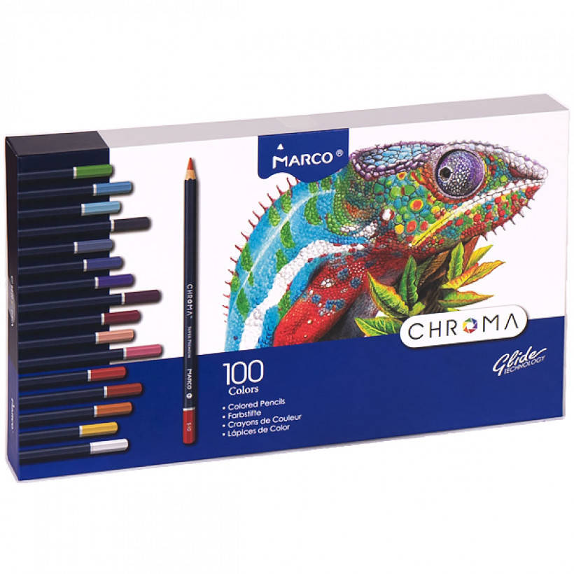 

Набор цветных карандашей 100 штук Marco Chroma 8010-100CB