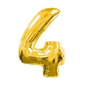 

Шар фольгированный 28" Цифра "4" ЗОЛОТО ( 70 см )