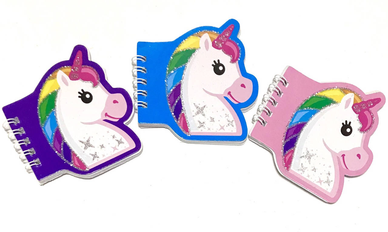 

Блокнот на спирали № 1313 "Единорог" 40 листов, чистый лист, фигурный 9*9,5см (48уп)