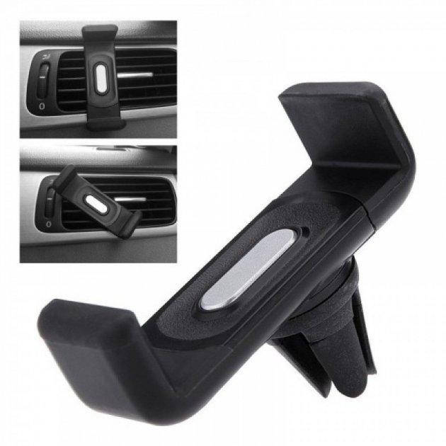 

Автодержатель для телефона Legend LD-3001 автомобильный держатель в воздуховод автомобиля, черный