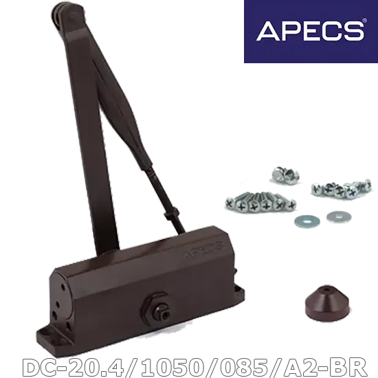 

Доводчик дверей Apecs DC-20.4/1050/085-A2-BR (коричневый)
