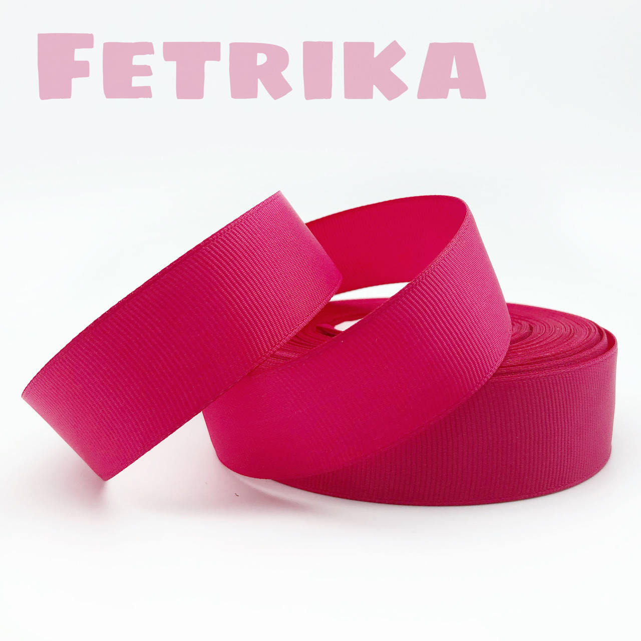 

Лента репсовая малиновая 2,5 см, Малиновый