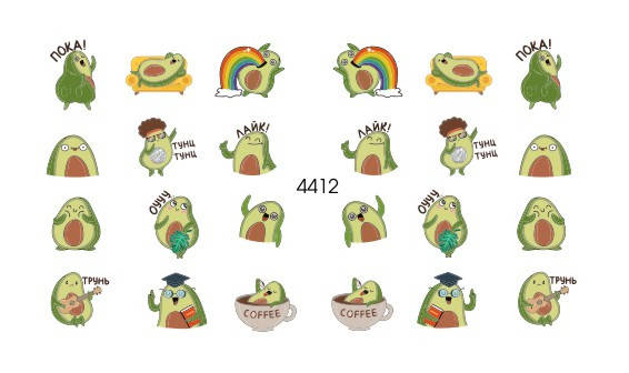 

Водный Слайдер дизайн фото дизайн плоский для ногтей с яркой печатью, Разные цвета