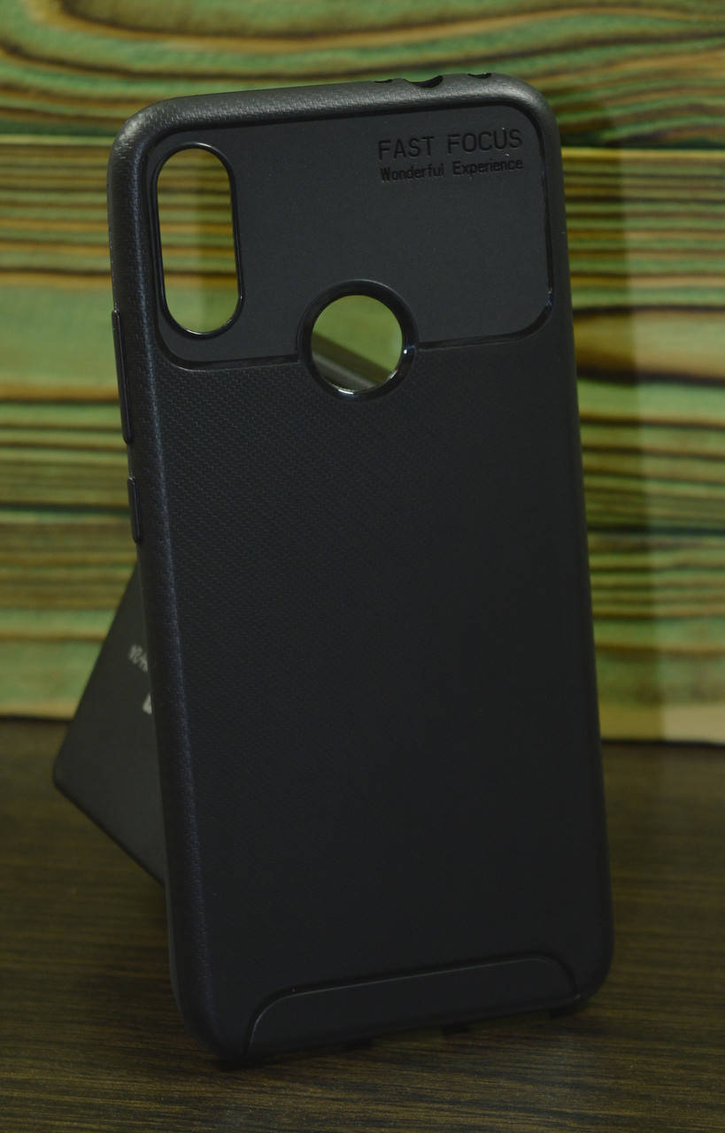

Защитный чехол для Xiaomi Redmi Note 7 карбон черный