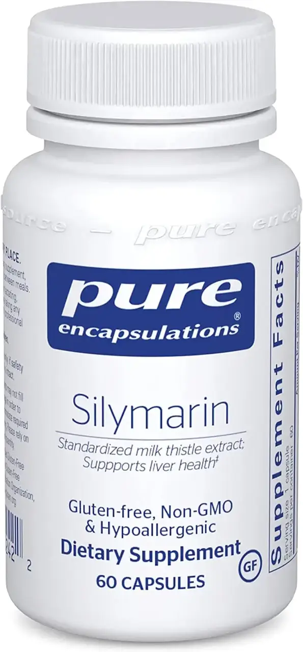 

Силимарин, Silymarin, Pure Encapsulations, 60 капсул (PE-00242)